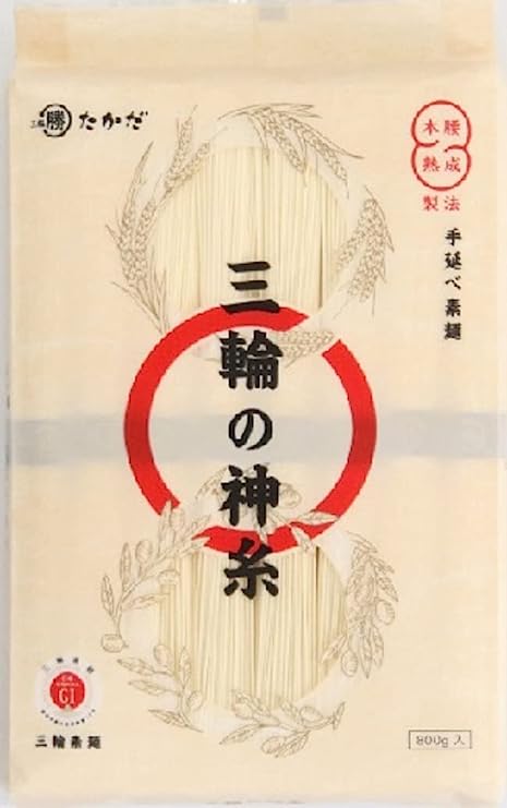 マル勝高田 三輪の神糸 800g(16束入り) 　1袋　手延べそうめんのサムネイル