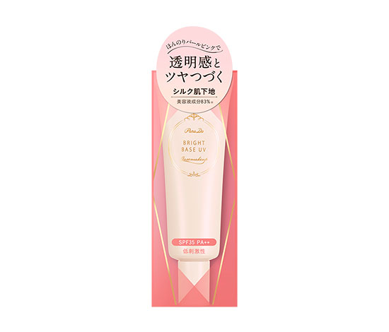 パラドゥ Parado　ブライトベースUV　SPF35/PA++　低刺激性　25g　化粧下地　ほんのりパールピンク