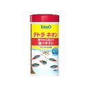 【商品説明】 ネオンテトラ専用に開発された主食用フード ネオンテトラの他、小型カラシン系の小型熱帯魚にも与えることができます。 小さなフレークタイプ 緩やかに沈む小さなフレークタイプなので、水槽内の中層部を広範囲に泳ぎ回るカラシン科熱帯魚が一口で食べることができます。 テトラ独自開発の「マイクロミル工程」によりフレーク状にしてありますので、栄養成分が消化吸収されやすくなっています。 【成分】 フィッシュミール、穀類、植物性蛋白質、酵母、シュリンプミール、油脂、藻類、糖類、ビタミン類、レシチン、β-グルカン 【栄養成分】 粗蛋白質：44.0％以上 粗脂肪：10.0％以上 粗繊維：2.0％以下 粗灰分：12.0％以下 水分：6.0％以下 店頭販売も行っておりますので、万が一品切れの際は出荷にお時間を頂く場合やキャンセルさせて頂く場合がございますご了承下さい。 ※お客様都合による返品・交換等はできませんので予めご了承下さい