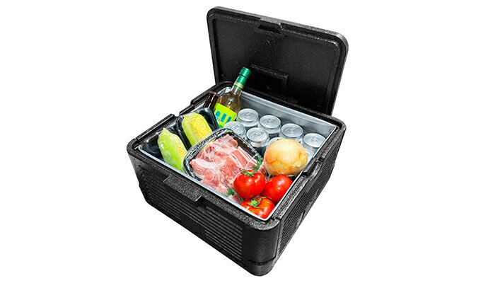乐天商城 - 【池商】折りたためるクーラーボックス 25L GR-OCX18　保温・保冷