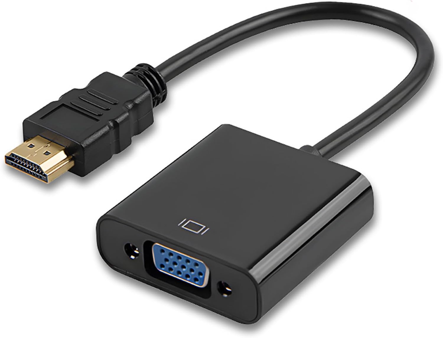 ◆訳あり◆HDTV to VGA アダプター ブラック