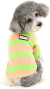 【ZUNEA】犬服 秋冬 ニット セーター 小型犬 おしゃれ かわいい ストライプ コート ジャケット 暖かい 防寒 綿服 冬服 あたたかい tシャツ ペット ...
