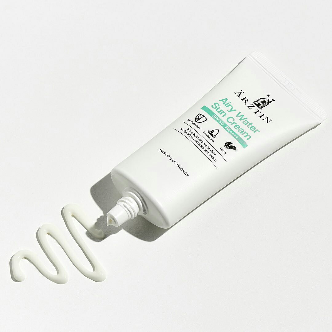 エルツティン 公式 エアリーウォーターサンクリーム SPF50 PA++++ 日やけ止め 60mL arztin