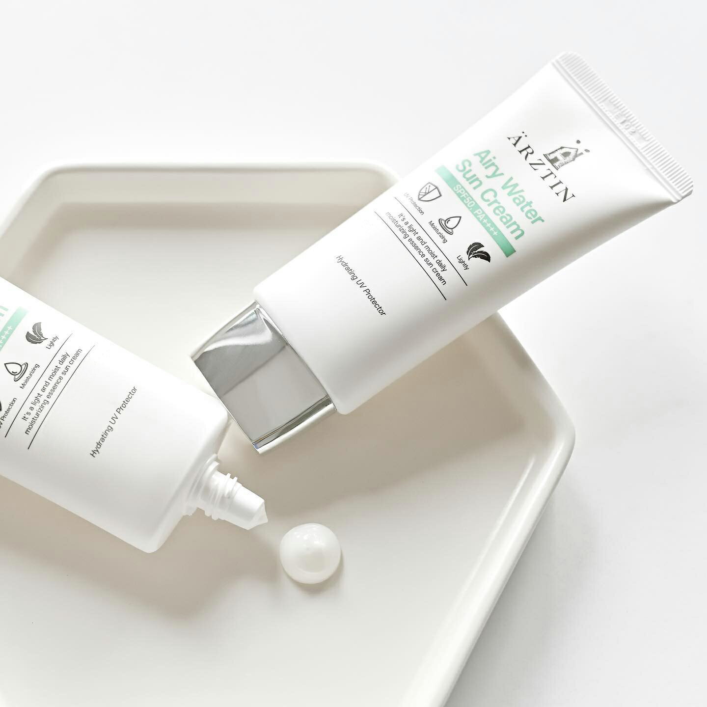 エルツティン 公式 エアリーウォーターサンクリーム SPF50 PA++++ 日やけ止め 60mL arztin