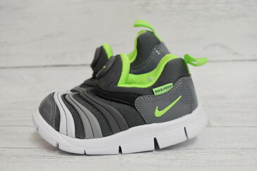 NIKE DYNAMO FREE(TD) COOL GRY/ELCTRC GRN-BLCK-WHTナイキ ダイナモ フリー