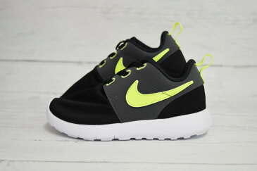 NIKE ROSHE ONE（TDV) BLACK/VOLT-WHITE-DARK GREY ナイキ ローシワン