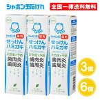 シャボン玉 薬用せっけんハミガキ 80g 3個 6個 歯肉炎 歯周炎 はみがき ハミガキ 合成界面活性剤不使用 シャボン玉石けん