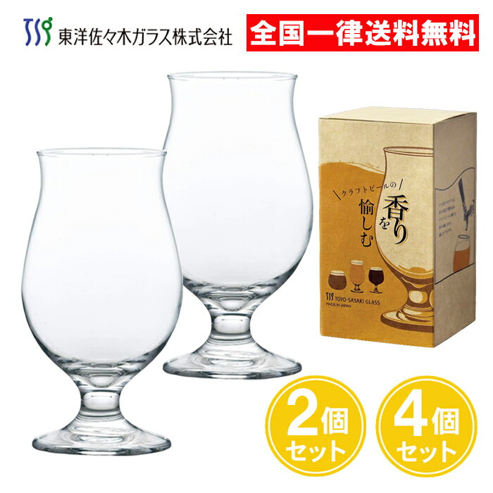 ビヤーグラス 香り 420ml 2個 4個 ビアグラス クラフトビール グラス 食洗機OK 36311 東洋佐々木ガラス