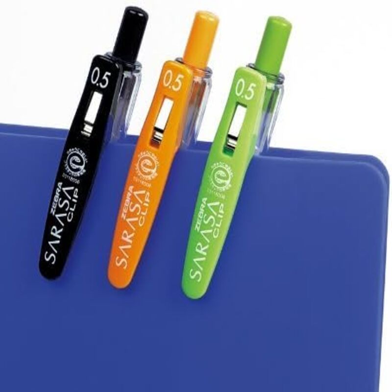 サラサクリップ 0.5mm 黒10本入 10色入 1個 2個 4個 10個 セット ジェルボールペン ボールペン 0.5mm P-JJ15-10C P-JJ15-BK10 ゼブラ ZEBRA SARASA CLIP as-store-10001580 ASストア サンプル画像3
