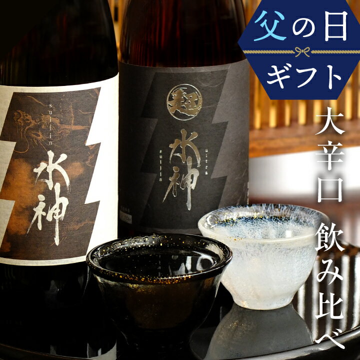 ＼19日発送可能！遅れてごめんね 父の日ギフト／ 日本酒 辛口 飲み比べセット 720ml×2本 「水神飲み比べセット」 送料無料 送料込 お中元 御中元 父の日 プレゼント 2022 父親 誕生日 プレゼント 日本酒 ギフト 日本酒 セット あさ開