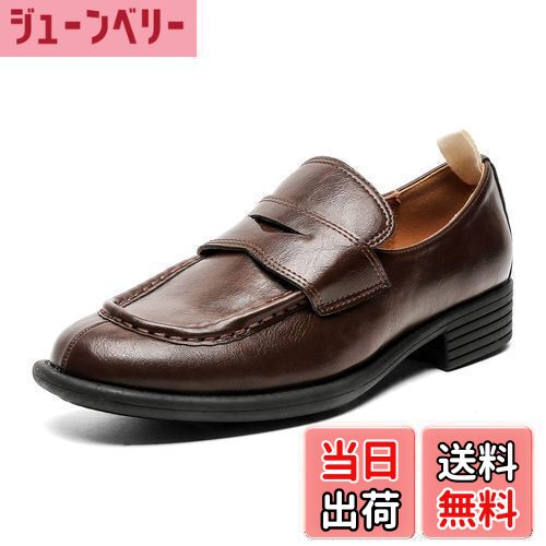 【送料無料】[ZUYEE] レディース ローファー ローヒール フラットシューズ 痛くない 通勤 通学 歩きや..