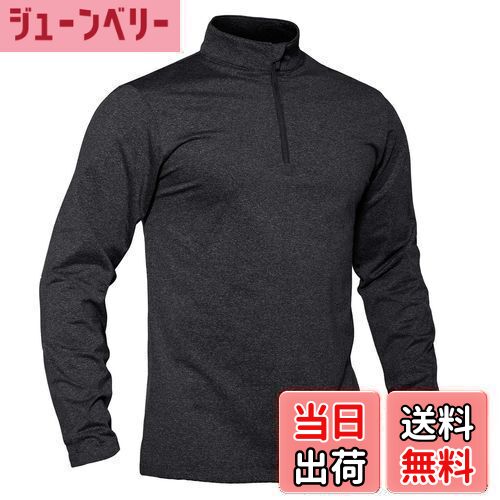 【送料無料】[TACVASEN] 長袖 メンズ トレーナー スウェット パーカー 1/4ジップ プルオーバー スポー..