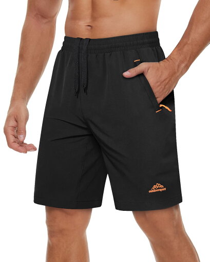 アウトドア ハーフパンツ メンズ 速乾 半ズボン 吸汗 夏 スポーツショーツ スウェット 短パン ランニング ジッパーポケット付 色:8859-ブラック、サイズ:3XL アウトドア ハーフパンツ メンズ 速乾 半ズボン 吸汗 夏 スポーツショーツ スウェット 短パン ランニング ジッパーポケット付 色:8859-ブラック、サイズ:3XL