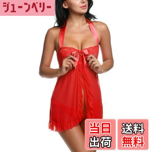 【送料無料】[Avidlove] ランジェリー セクシー レース ベビードール 上下セット 過激 変態 オープンフ..