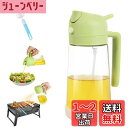 オイルボトル 料理用 Fohilオイルスプレー オイル差し 2in1オイルポット 調味料入れ 2way 耐熱ガラス 霧吹き 液だれしない オイルミスト キッチン エアフライヤー用 オリーブオイル/食用油/醤油/酢適用 470ml 緑