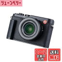 SIUTATDSH カメラハーフケース Leica D-LUX 8用、ビンテージメタル本革インスタントカメラ保護ケース スタイリッシュ ポータブル 耐衝撃 (ブ...