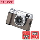 SIUTATDSH カメラハーフケース 適用 Fuji X100VI ビンテージメタル本革インスタントカメラ保護ケース スタイリッシュ ポータブル 耐衝撃 (グ...