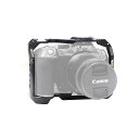 SIUTATDSH カメラ ケージ 適用 Canon キヤノン EOS R7 カメラ専用ケージ 超拡張性 内蔵コールドシューマウント Arri規格のネジ穴がある Arca規格プレートがあり