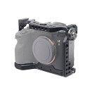 SIUTATDSH カメラ ケージ 適用 Sony ソニー A9II A7RIV Alpha 7RM4 a9 ii a7r iv カメラ専用ケージ 超拡張性 内蔵コールドシューマウント Arri規格のネジ穴がある Arca規格プレートがあり