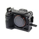 SIUTATDSH カメラ ケージ 適用 Sony ソニー A7R5 A7M4 A7R4A A7R4 A7S3 A1 カメラ専用ケージ 超拡張性 内蔵コールドシューマウント Arri規格のネジ穴がある Arca規格プレートがあり