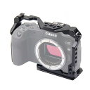 SIUTATDSH カメラ ケージ 適用 Canon キヤノン EOS R8 カメラ専用ケージ 超拡張性 内蔵コールドシューマウント Arri規格のネジ穴がある Arca規格プレートがあり