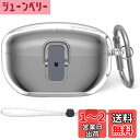 Sony WF-1000XM5(2023) 用セキュアロッククリアイヤホンケース、CONTEME TPU スーパー保護ハードシェル耐衝撃 Sony WF-1000XM5 ケースカバー Sony XM5 ストラップとキーチェーン付き (clear)