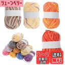 【送料無料】CAPASTEC 毛糸 60%コッ トン40%アクリル 50g±2g (約160m) 柔らかい 2本セット 編み物セット 段染風 クリス マスプレゼ...