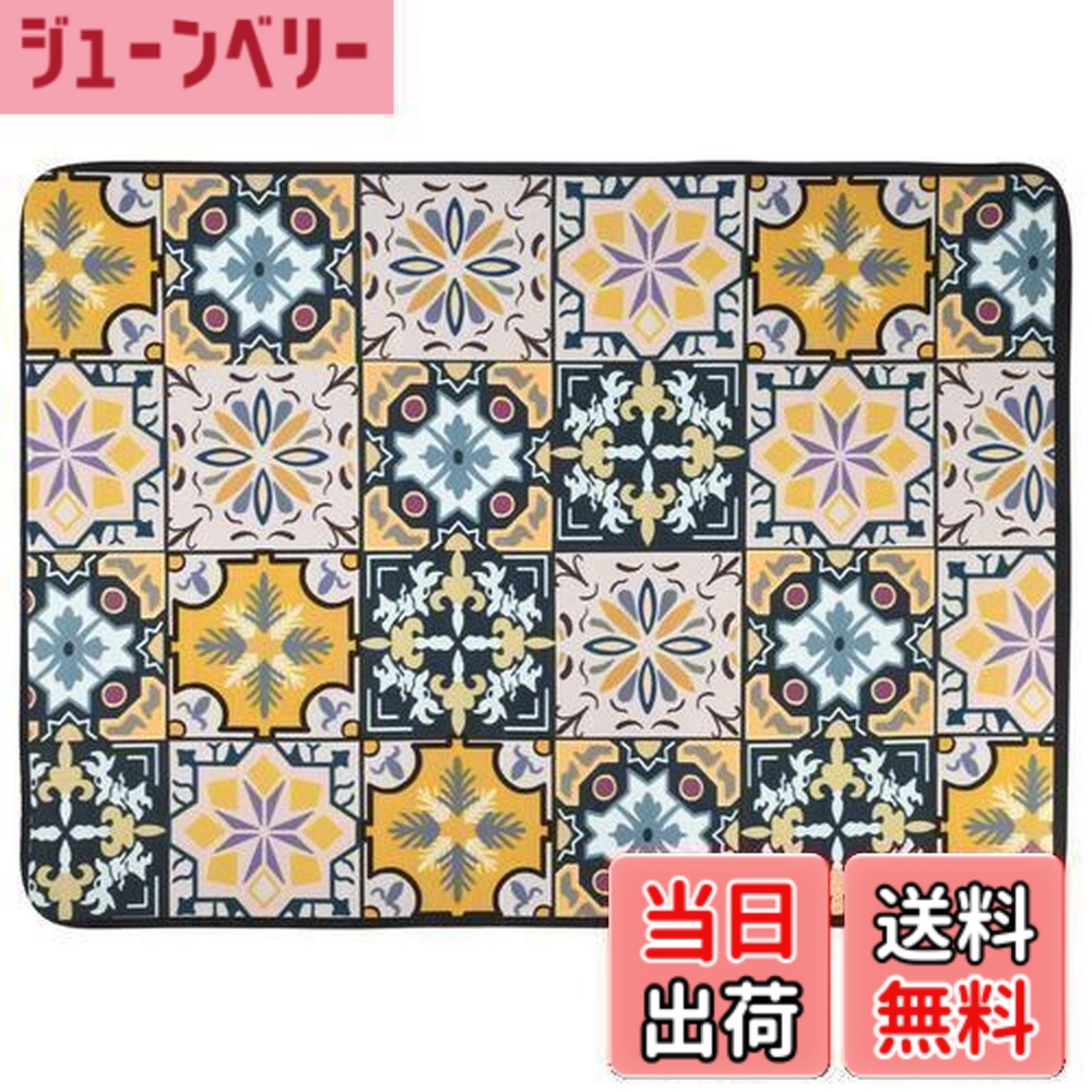 樂天商城 - 【送料無料】CAPASTEC 水切りマット 速乾吸水マット 食器乾燥マット 丸めて収納 皿置き 速乾性 滑り止め 1枚 50x40cm