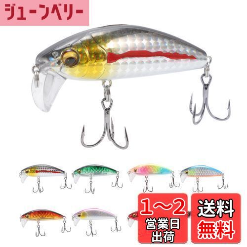 【送料無料】CAPASTEC ミノー ルアー リップ付き ラトル入り 鳴る音で誘魚 シーバス シンキングミノー ..