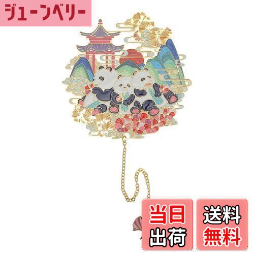 【送料無料】CAPASTEC しおり ブックマーク 栞 中国風 金属 友達 読者 本愛好家 読書用 オフィス 家庭用品 プレゼント かわいい動物 パンダ 2