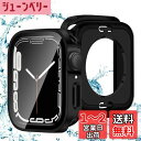 【2024改良モデル】CABOBE 対応 Apple Watch ケース 44mm IP68 防水ケース 360 3D直角エッジデザイン アップルウォッチSE2/SE/6/5/4 カバー Apple Watch SE2/SE/6/5/4 カバー 対応 アップルウォッチ ケース ガラスフィルム 一体型 PC素材 耐衝撃 全面保護 対応 44mm ブラ