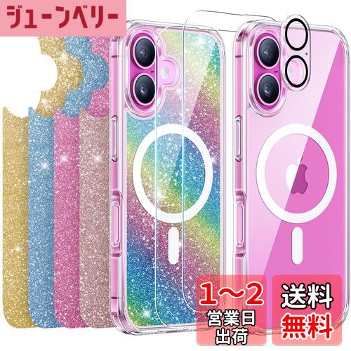 Meifigno iPhone 16 Ѥ߷סФɻߡMagSafeб꡼ץƥ2硢󥺥ץƥ1...