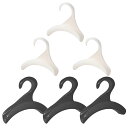 PrimeBlis バッグフック バッグハンガー 6個セット 幅2.8cm 収納ハンガー プラスチック製 カバン持ち手掛け 省スペース 収納 バッグ/帽子/ネクタイ/買い物袋 (ホワイト、ブラック、F)
