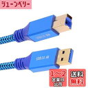 NFHK USB 3.0 Type-A オス - USB3.0 Type-B オスケーブル延長 ブルー 5Gbps ディスク SSD カメラデータ用 30cm