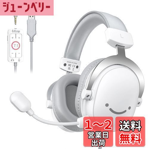 FIFINE ߥ󥰥إåɥå 7.1饦ɥ ͭ 3.5mm/USB³ 50mmɥ饤С æ弰ظޥդ ...
