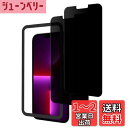 【送料無料】【2枚セットのぞき見防止】ガイド枠付き KPNS 日本素材製 覗き見防止 iPhone 13 Pro Max 用 ガラスフィルム 強化ガラス カバー 保護フィルム