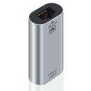 Poyiccot USB-C LAN 変換アダプター、 USB Type C to RJ45変換アダプター10/100/1000Mbps超高速 ギガビットイーサネット、無線LANアダプター 、USB Type C LANアダプター Thunderbolt 3搭載MacBook Pro/Samsungに対応(2)