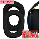 Geekria イヤーパッド Comfort 互換性 パッド ロジクール Logicool G435 G335 ヘッドホンに対応 パッド イヤー/イヤーカップ メッシュファブリック (黒)