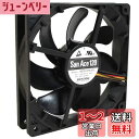 オウルテック PCケース用山洋電気冷却ファン PWM 低振動 12cm 25mm厚 800~1,500r.p.m リブ無し SF12-S4PWM
