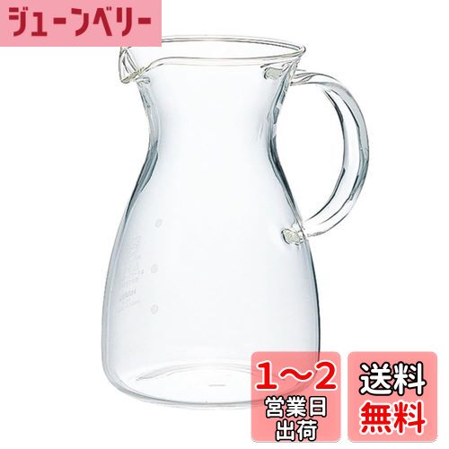 HARIO(ハリオ) 耐熱コーヒーデカンタ 400ml ミルクピッチャー 水差し 耐熱ガラス 電子レンジ 食洗器対応 HCD-2T