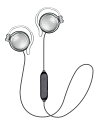 JVCケンウッド JVC HA-AL102BT ワイヤレスイヤホン 耳掛け式/Bluetooth シルバー HA-AL102BT-S(2)