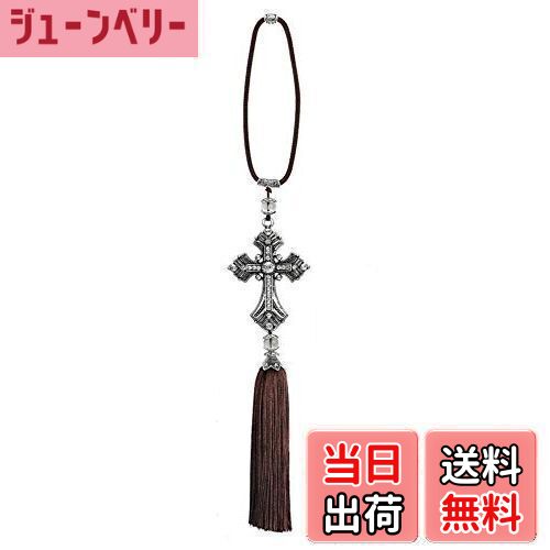 【送料無料】ルームミラー用 十字架 車内 キラキラ カーミラー アクセサリー プレゼント 内装 飾り 雑貨 お守り 風水 車内アクセサリー 吊り バックミラー ...
