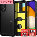 Spigen Galaxy A52 5G ケース SC-53B 耐衝撃 米軍MIL規格 三層構造 スタンド付き スマホスタンド TPUバンパー カメラ保護 防塵 指紋防止 傷防止 衝撃 吸収 タフ・アーマー ACS02319 (ブラック)