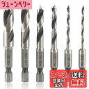 Wolfride 6本セット 六角軸木工ドリルビット 木工?樹脂用ドリルビット 下穴ドリルビット インパクトドライバー用 電動ドリル用 穴径9.5mm 7.9m...