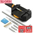 【送料無料】【JOREST】腕時計 ベルト調整 工具セット、時計 ピン 抜き 工具、腕時計 バンド調整、ピン 外し 工具、取扱説明書(英語版)