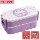 スケーター(Skater) 弁当箱 クロミ フラワーリース サンリオ 600ml 抗菌 2段 女性用 日本製 YZW3AG-A