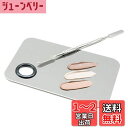 YUWENW 化粧パレット スパチュラ メイク 化粧品ツール ステンレス鋼 スパレット棒付き メイクさん用 パレット リキッドファンデーション メイクツール