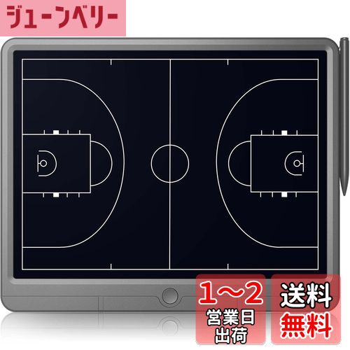 TUGAU アップグレード テニス/野球/フットボール/バスケットボールコーチングボード 15インチ大画面 電子戦略 タクティカルマーカーボード タッチペン付き デジタルトレーニング機器 ゲームプランナー、コーチ向け 戦略ボード