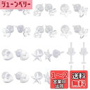 HUAZONTOM 樹脂ピアス シークレットピアス 透明 レディース ピアス 樹脂 隠す 20個 セット 耳たぶピアス シンプル アレルギー対応 ボディピアス ...