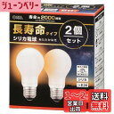 オーム 電機 長寿命白熱電球 E26 60W形 調光機能対応 フィラメント エジソン電球 シリカ 2個セット LB-DL5657W-2PN 06-4756 OH...